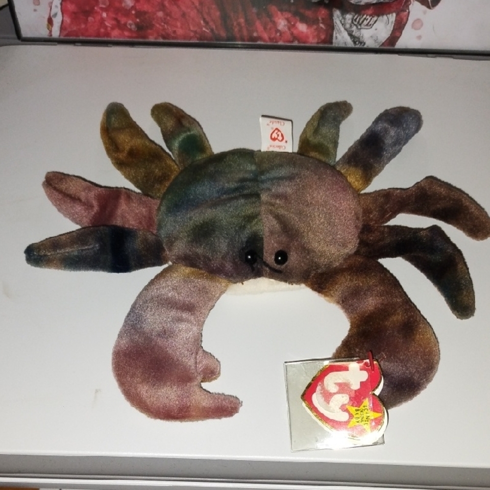 Ty Beanie Baby Claude the Crab